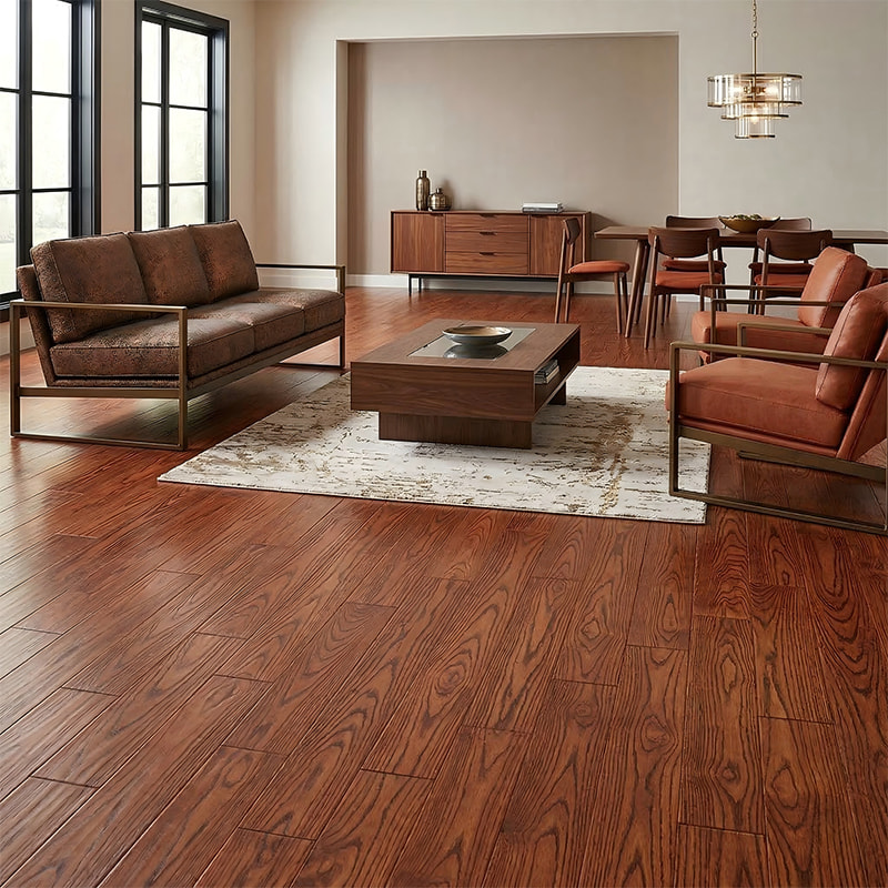 Quercus Brown Yellow High Glossa solidus lignum Tabulatum