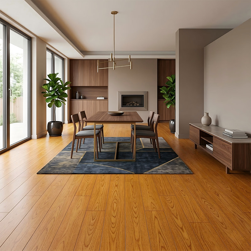 Quercus lux Brown Yellow Matte solidum lignum Tabulatum