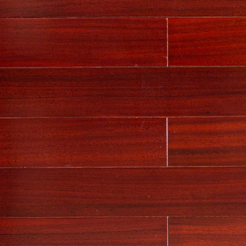 Padauk Deep Red Brown solidum lignum Tabulatum