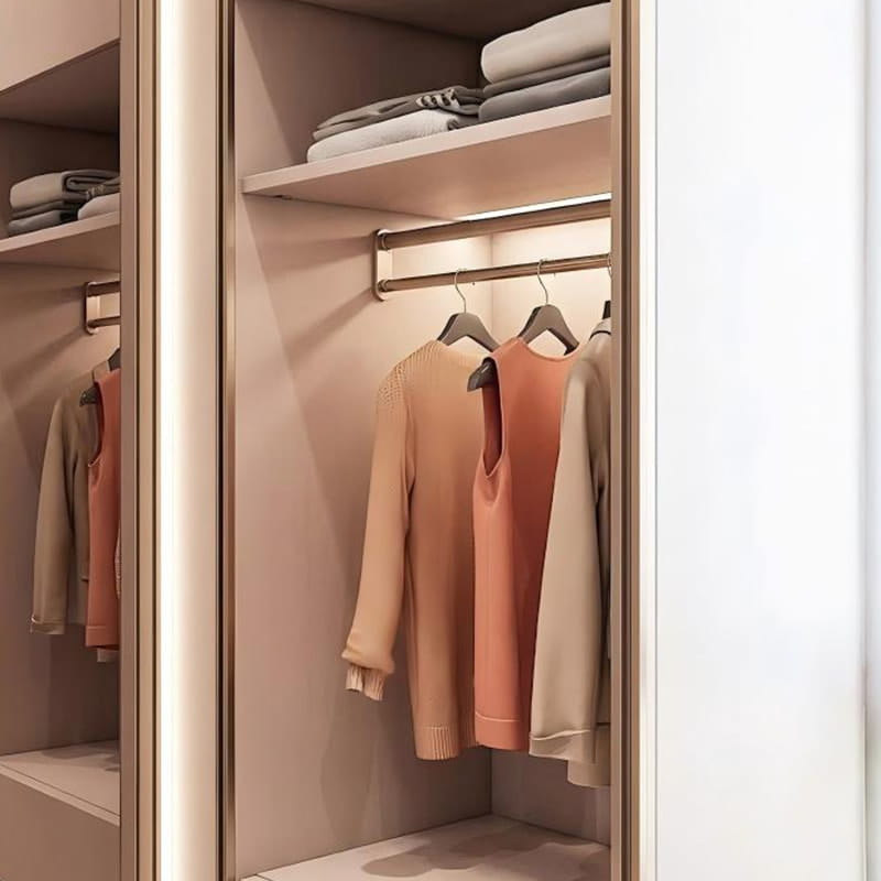 Versaliis Minimalist Tactus Matte Illuminated ambulate-in Closet
